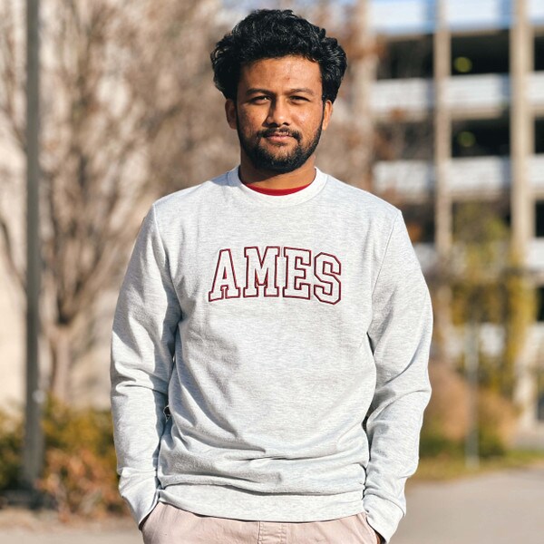 Authentic Brand Ames I State Heather Gray Crewneck was 64.99